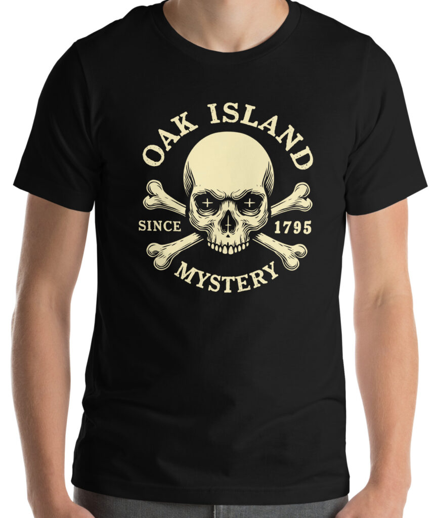 Oak Island Mystery Since 1795 Men's T-Shirt