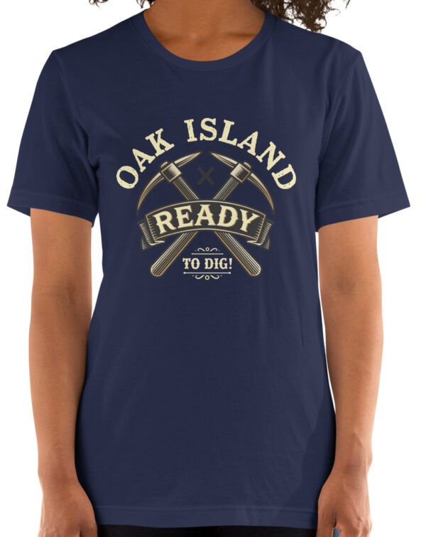 "Ready to Dig" Women's Oak Island Mystery T-Shirt - Image 2