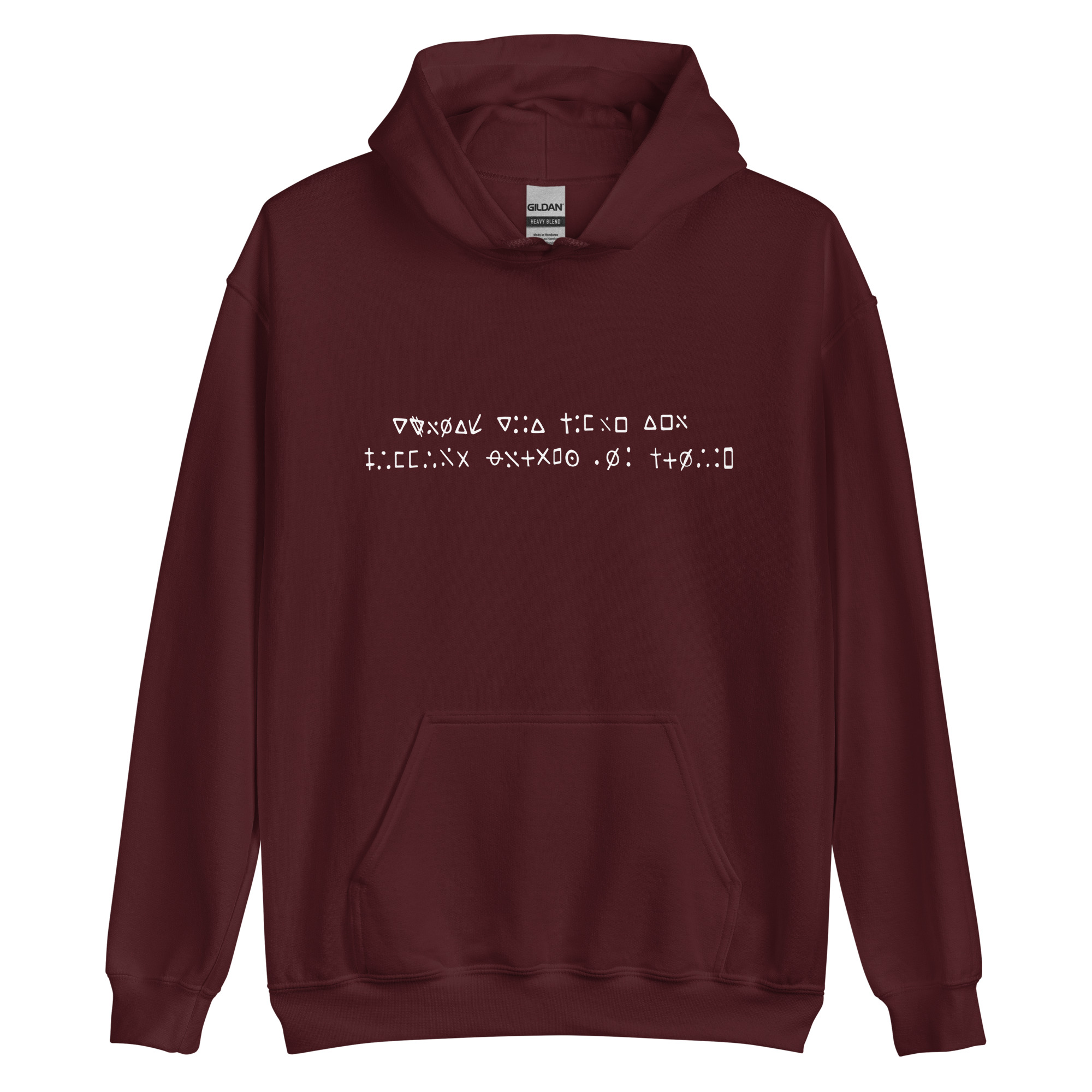 Oak Island Inscribed Stone Men's Hoodie - Image 3