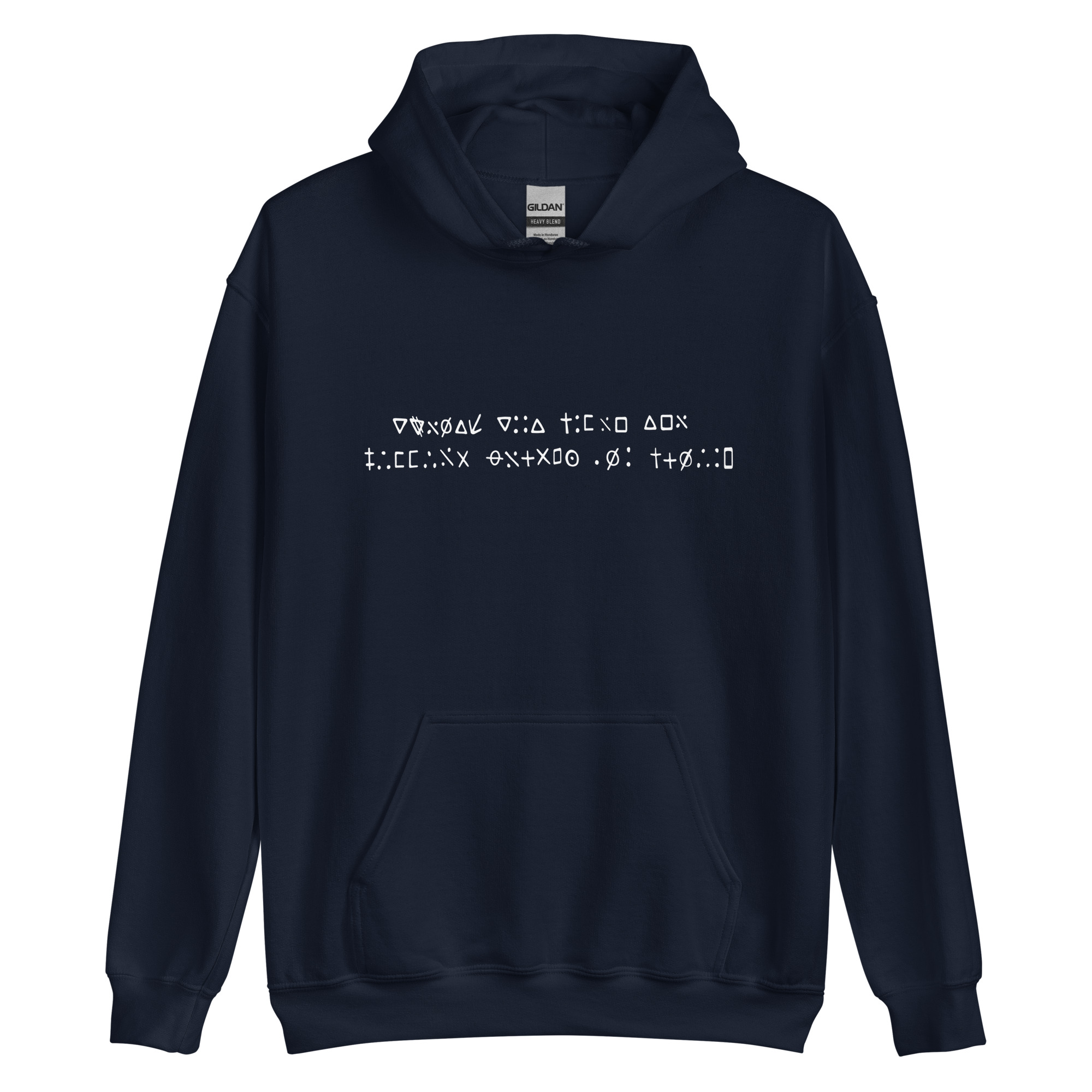 Oak Island Inscribed Stone Men's Hoodie - Image 2
